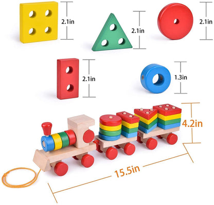 Smart Activity Learning & educational Geometry Train Shape & color Block game for Kids