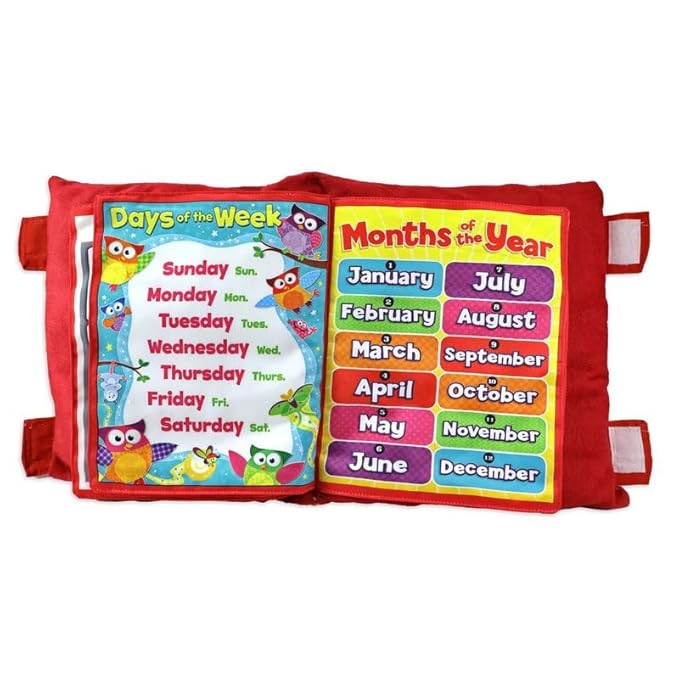 Baby Printed Velvet Educational Alphabet Learning Soft Pillow Cushion Book Toys