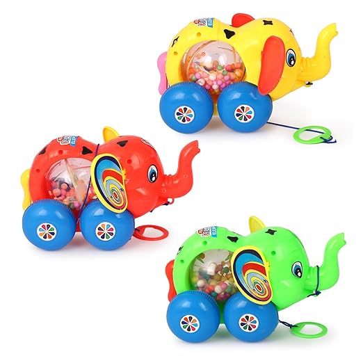 Baby Elephant Pull Along Toy for Kids