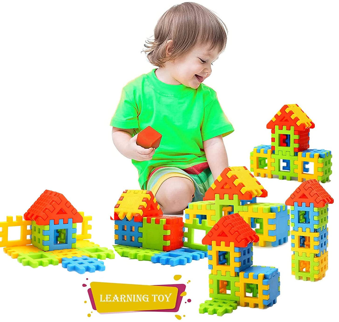 75+ Best Buy Happy House Building Blocks Learning/Educational Puzzle Kids Gift Toy