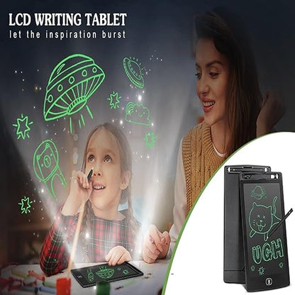 LCD Writing Tablet Drawing Board Erase Slate Pad Electronic Blackboard School Office Home Paperless Stationery (Black)