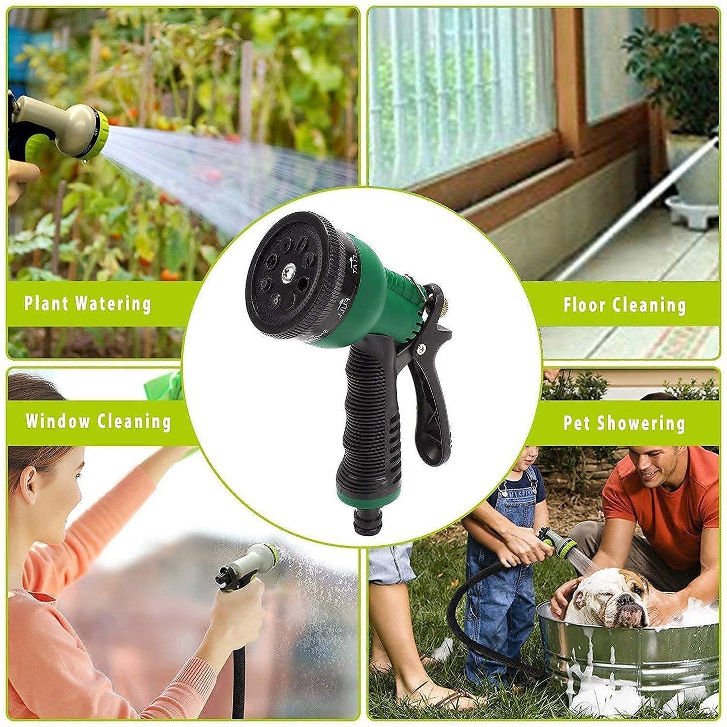 8 in 1 | Water Sprinkler Gun For Garden, Yard , Car Washing Water Sprayer With 7 Sprinkling Modes for CAR, Home Plants , Windows , Garage Multipurpose Spray Gun