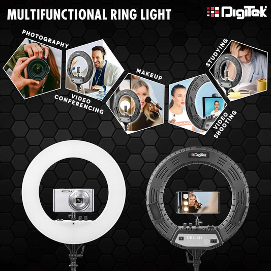 10" Professional LED Ring Light with Tripod Stand | 3 Color Modes