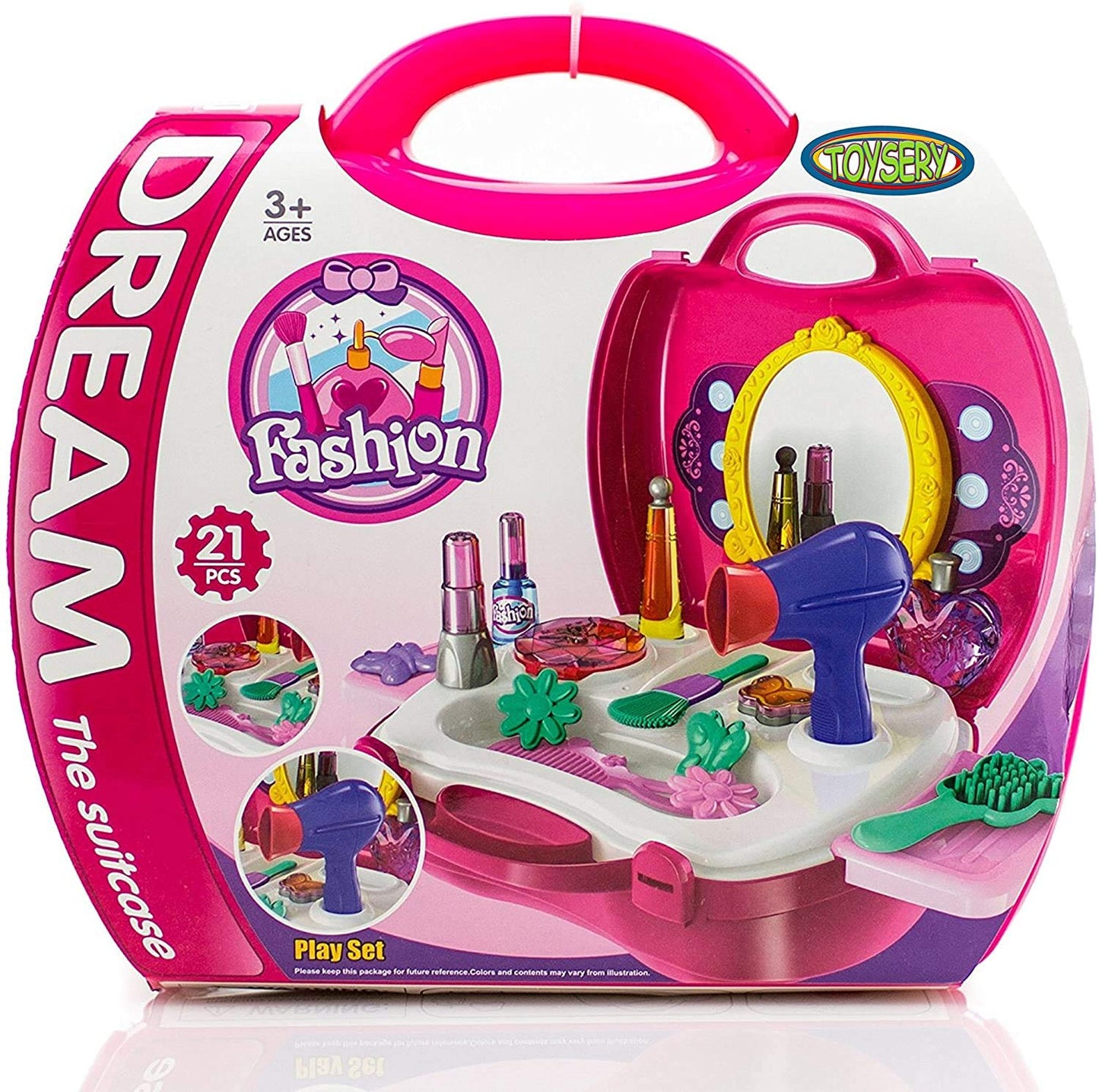 Beauty Makeup Pretend Play Set Fashion Suitcase