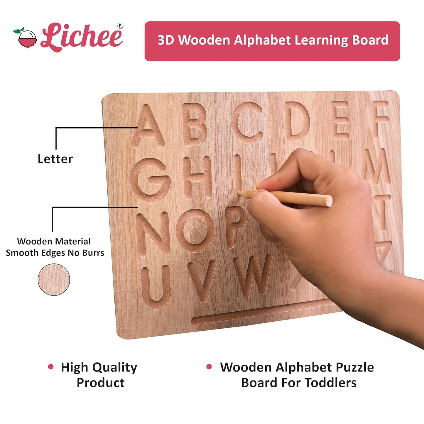 Alphabet, Number & Patten, Puzzle | Writing and Reading Puzzle Toys