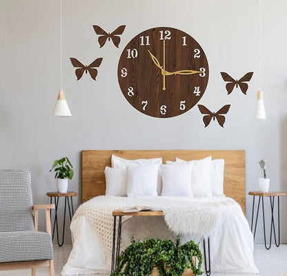 Wall Clock For Home Decor | Office Decor | Living Designer Wooden Wall Clock