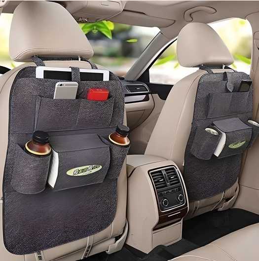 Car Back Seat Storage Organizer (Pack of 1)