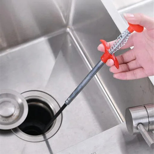 Drain Pipe Cleaning Stick Tool