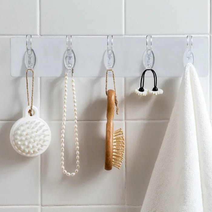 Wall Hanger Hooks for Hanging Clothes | Strong Self Adhesive Magic Sticker