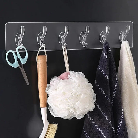 Wall Hanger Hooks for Hanging Clothes | Strong Self Adhesive Magic Sticker