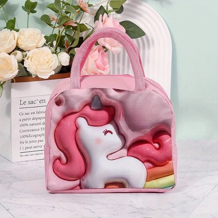 3D Cartoon Thermal Insulation Children's Lunch Box | Lunch Bag | Tiffin Bag