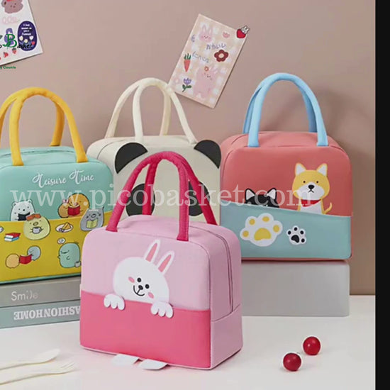 3D Cartoon Thermal Insulation Children's Lunch Box | Lunch Bag | Tiffin Bag