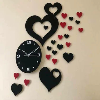 Heart Shaped Wall Clocks